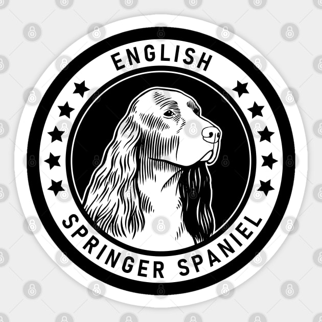 English Springer Spaniel Fan Gift Sticker by millersye